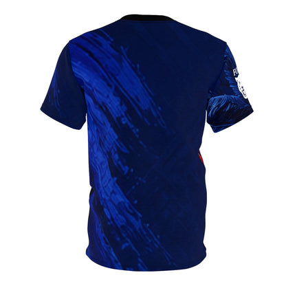 Haiti World Cup 2026 All-Over Print Tee — Haiti Flag Soccer Fan Shirt