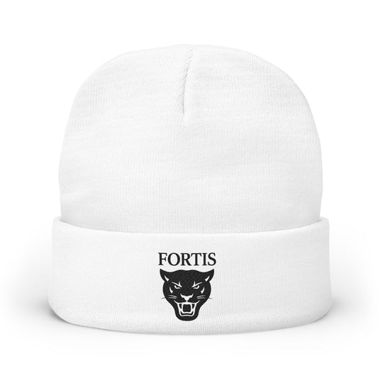Embroidered Knit Beanie - Cozy Winter Hat, Gift for Him/Her, Stylish Accessory for Outdoors, Sports Events, Casual Wear
