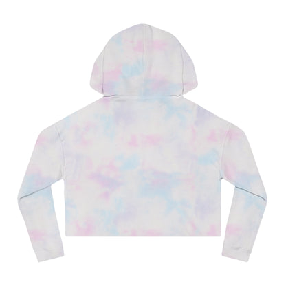 Cropped Hoodie — "Chameli" Script Crown Logo Women’s Hooded Sweatshirt