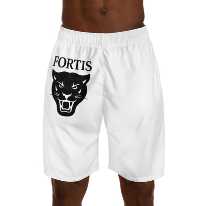 Fortis Panther Men's Jogger Shorts - Athletic Casual AOP
