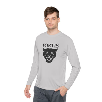 Fortis Panther Long Sleeve Tee — Athletic Mascot Graphic Shirt
