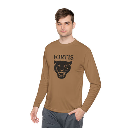 Fortis Panther Long Sleeve Tee — Athletic Mascot Graphic Shirt