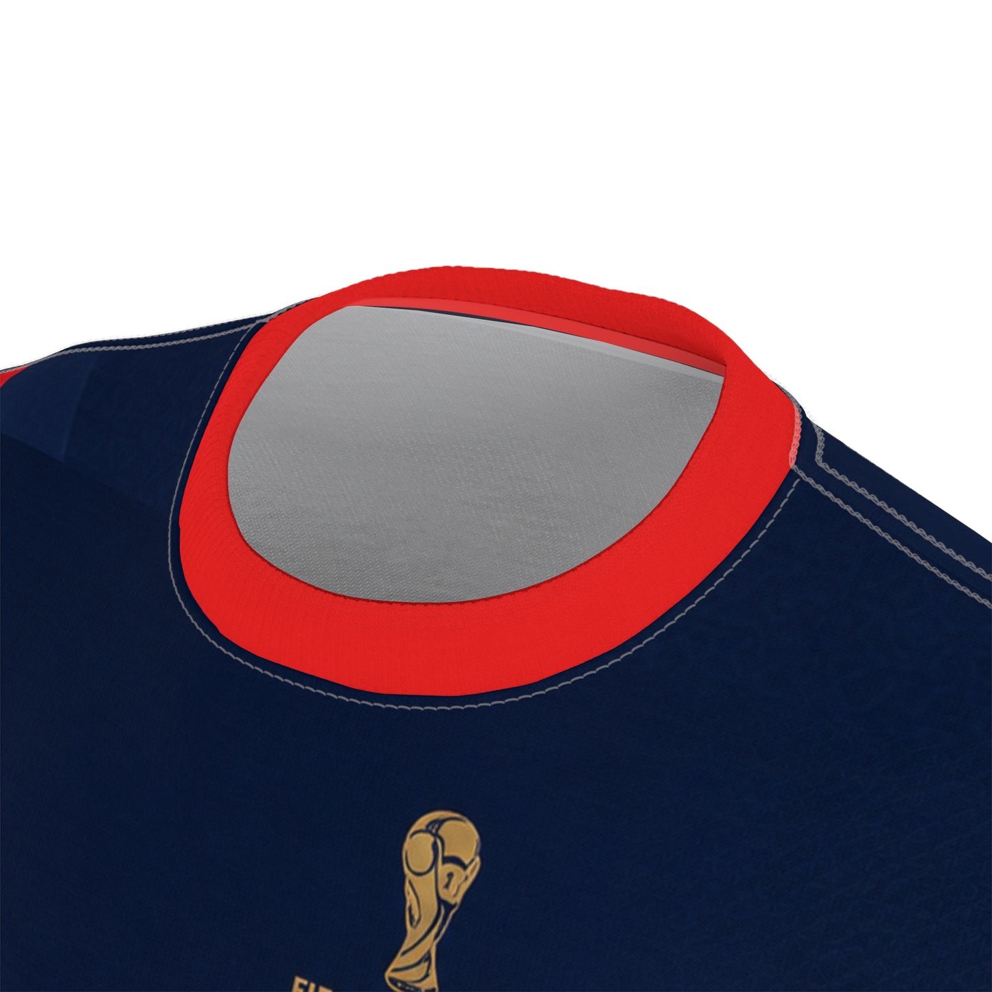 Haiti World Cup 2026 Fan Tee — Patriotic Red & Navy Soccer Shirt