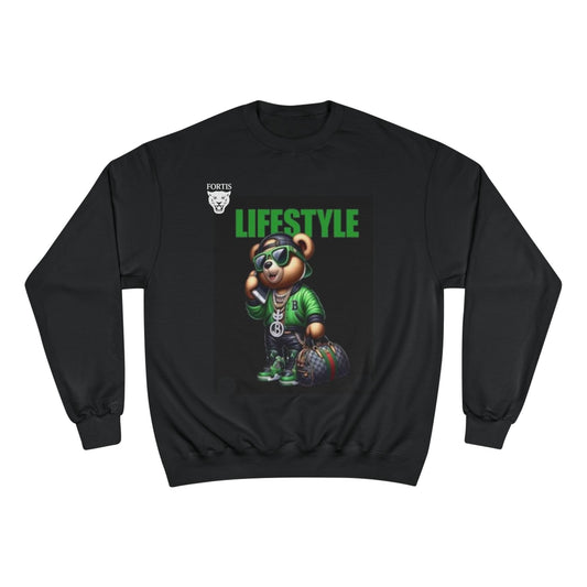 Lifestyle Bear Champion Sweatshirt — Urban Streetwear Pullover