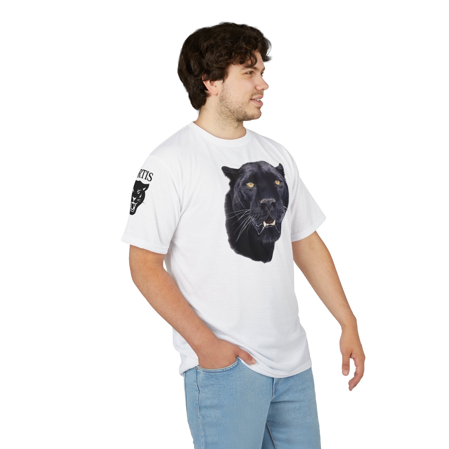 Panther Face T-Shirt — Black Panther Graphic Tee