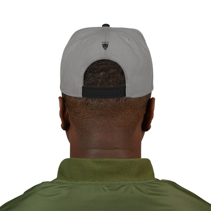 Embroidered Red & Black Snapback Hat – AH Logo Streetwear Cap