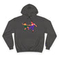 Dancing Couple Champion Hoodie — Retro Social Dance Graphic Pullover