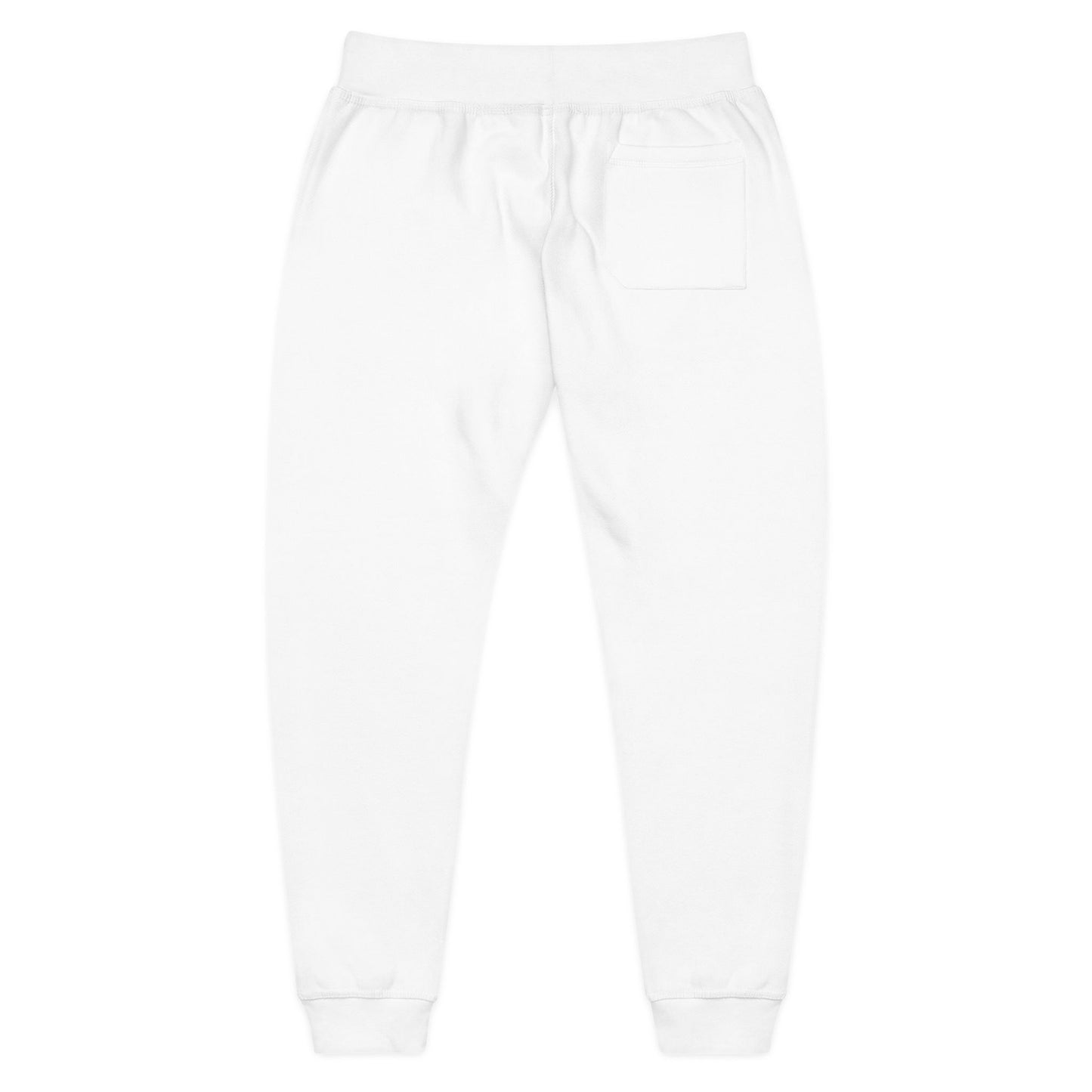 Embroidered 'Channel' Fleece Sweatpants — Cozy Casual Joggers
