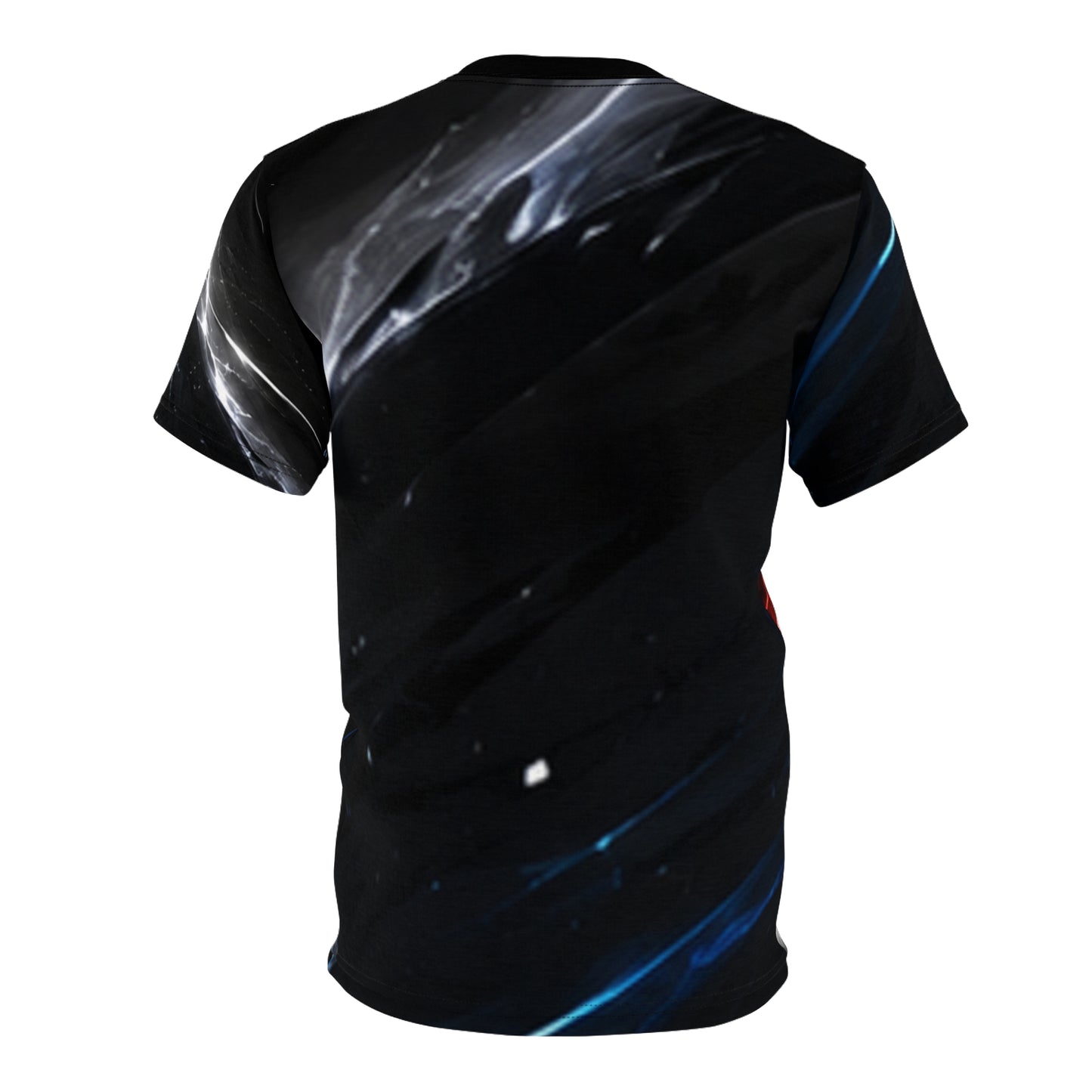Fortis Panther All-Over Print Tee — Black Nebula Graphic Shirt