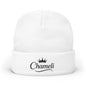 Embroidered Knit Beanie with Crown Design - Custom Personalized Hat, Winter Accessory, Gift Idea, Casual Style, Unisex