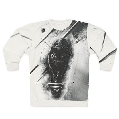 Panther Eclipse Sweatshirt — Monochrome All-Over Print