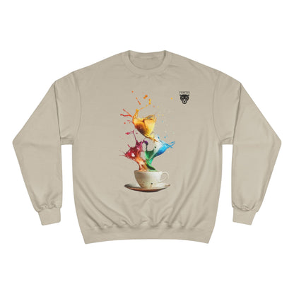 Color Splash Coffee Sweatshirt