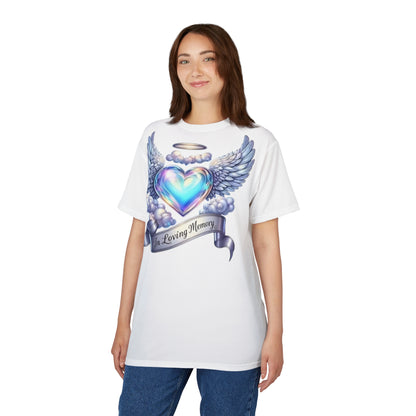 In Loving Memory Angel Heart Memorial T-Shirt