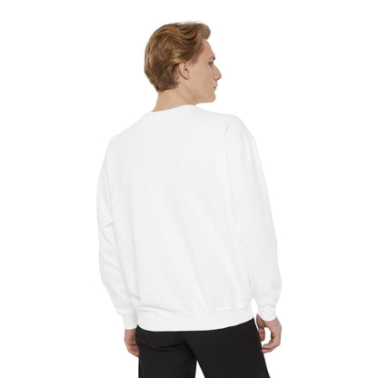 Blue Shock Emoji Sweatshirt — Funny Surprised Face Graphic Pullover