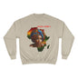 Mama Africa Sweatshirt — Afrocentric Map Portrait Crewneck