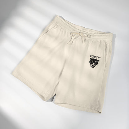 Fortis Panther Sweat Shorts — Lightweight Garment-Dyed Fleece