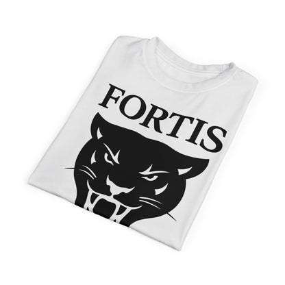 Fierce Panther Graphic Tee - Unisex AOP Shirt with 'FORTIS'