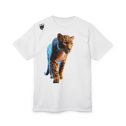Vibrant Leopard Print Unisex Cut & Sew Tee