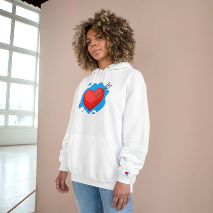 Heart Arrow Hoodie — Cute Valentine Champion Pullover