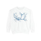 Water Splash Graphic Sweatshirt — Blue Water Splash Crewneck