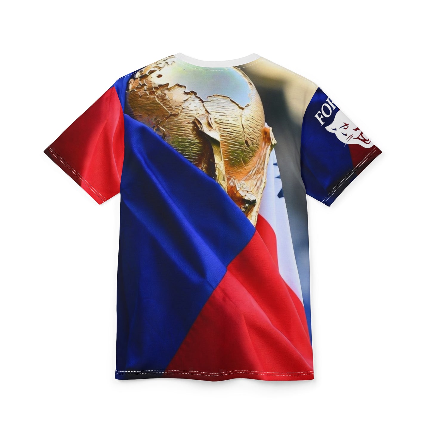 World Cup Trophy Czech Flag Tee — Soccer Fan All-Over Print Shirt
