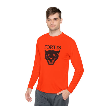 Fortis Panther Long Sleeve Tee — Athletic Mascot Graphic Shirt