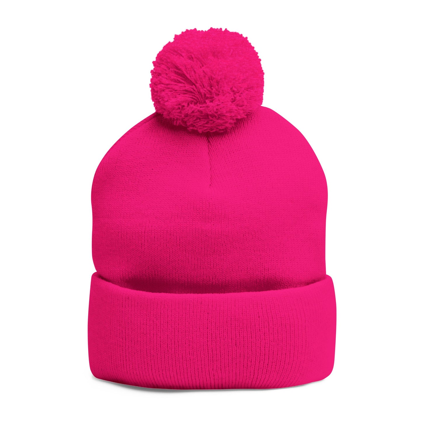 Embroidered Pom-Pom Beanie — FORTIS Panther Knit Cap
