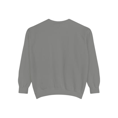 Blue Shock Emoji Sweatshirt — Funny Surprised Face Graphic Pullover
