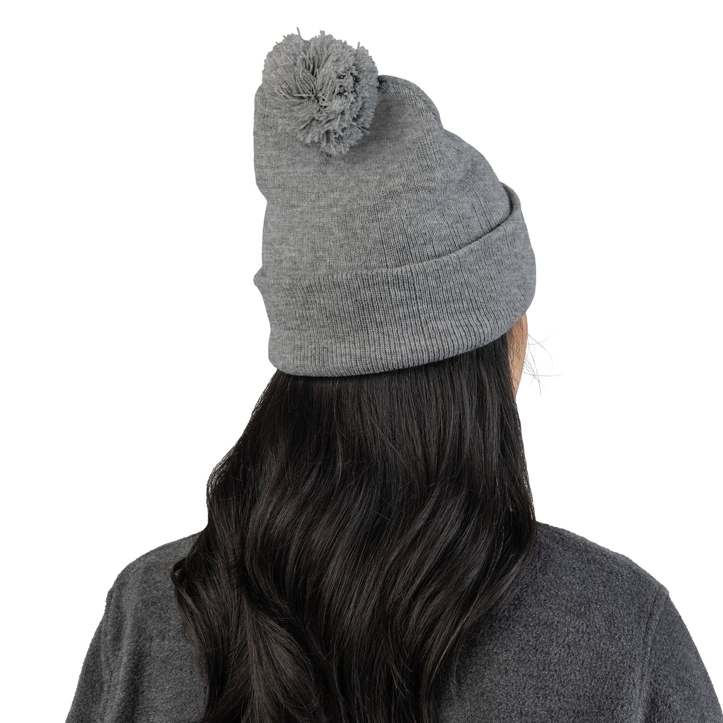 Embroidered Pom-Pom Beanie — FORTIS Panther Knit Cap