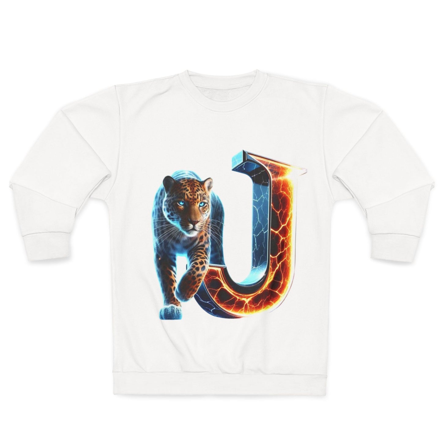 Fiery Leopard Unisex Sweatshirt