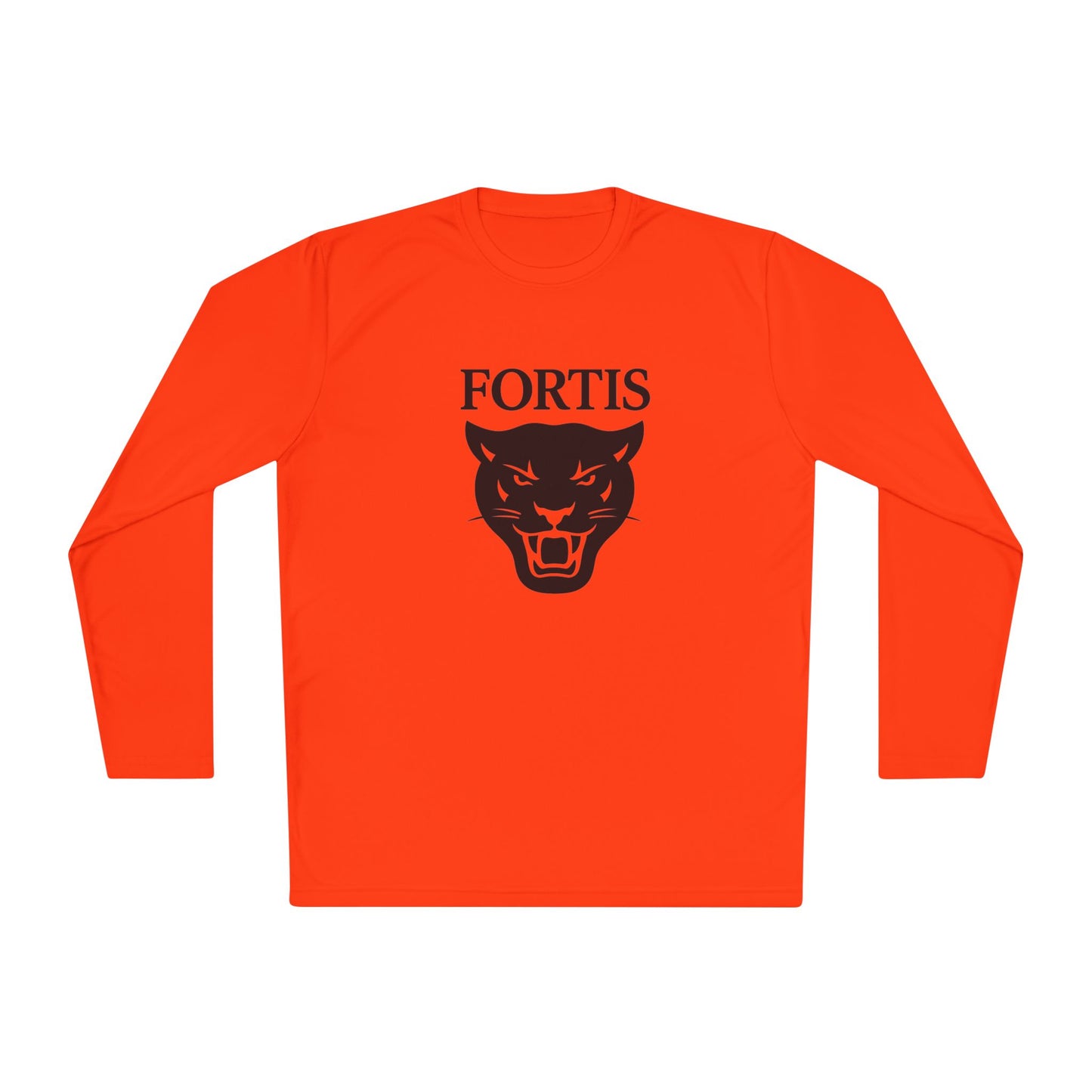 Fortis Panther Long Sleeve Tee — Athletic Mascot Graphic Shirt