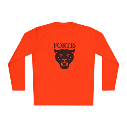 Fortis Panther Long Sleeve Tee — Athletic Mascot Graphic Shirt