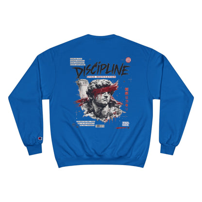 Discipline Graphic Sweatshirt — Samurai Motivational Crewneck
