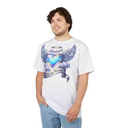 In Loving Memory Angel Heart Memorial T-Shirt