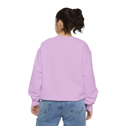Valentine Emoji Sweatshirt — Smiley with Roses & Wine Love Crewneck
