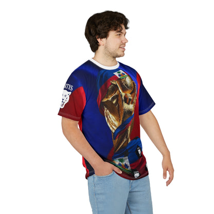 Haiti World Cup Trophy Soccer Tee — Haitian Flag Football Shirt