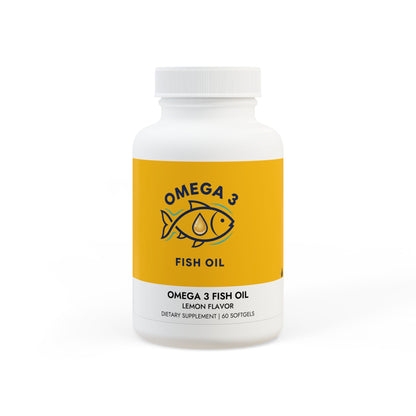 Omega 3 Fish Oil Supplement (60 Softgels)
