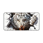 Fierce Tiger Desk Mat, Animal Print Mouse Pad, Office Decor, Gamer Gift, Unique Home Office Accessory