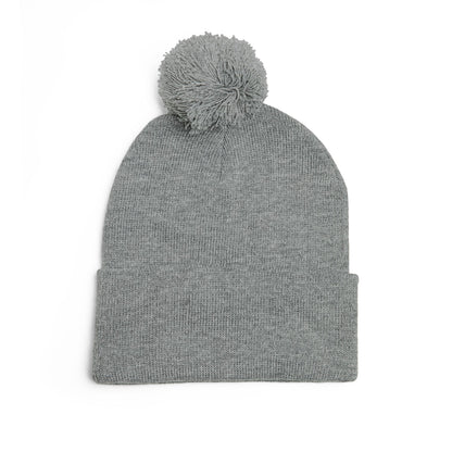 Embroidered Pom-Pom Beanie — FORTIS Panther Knit Cap