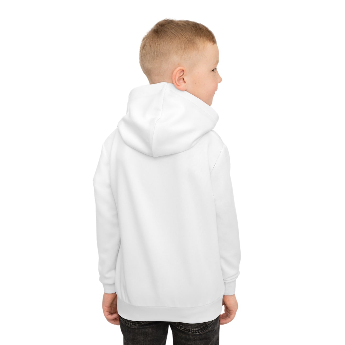 Kids Hoodie — 'I Love My Mommy Very Much' Circular Text Graphic