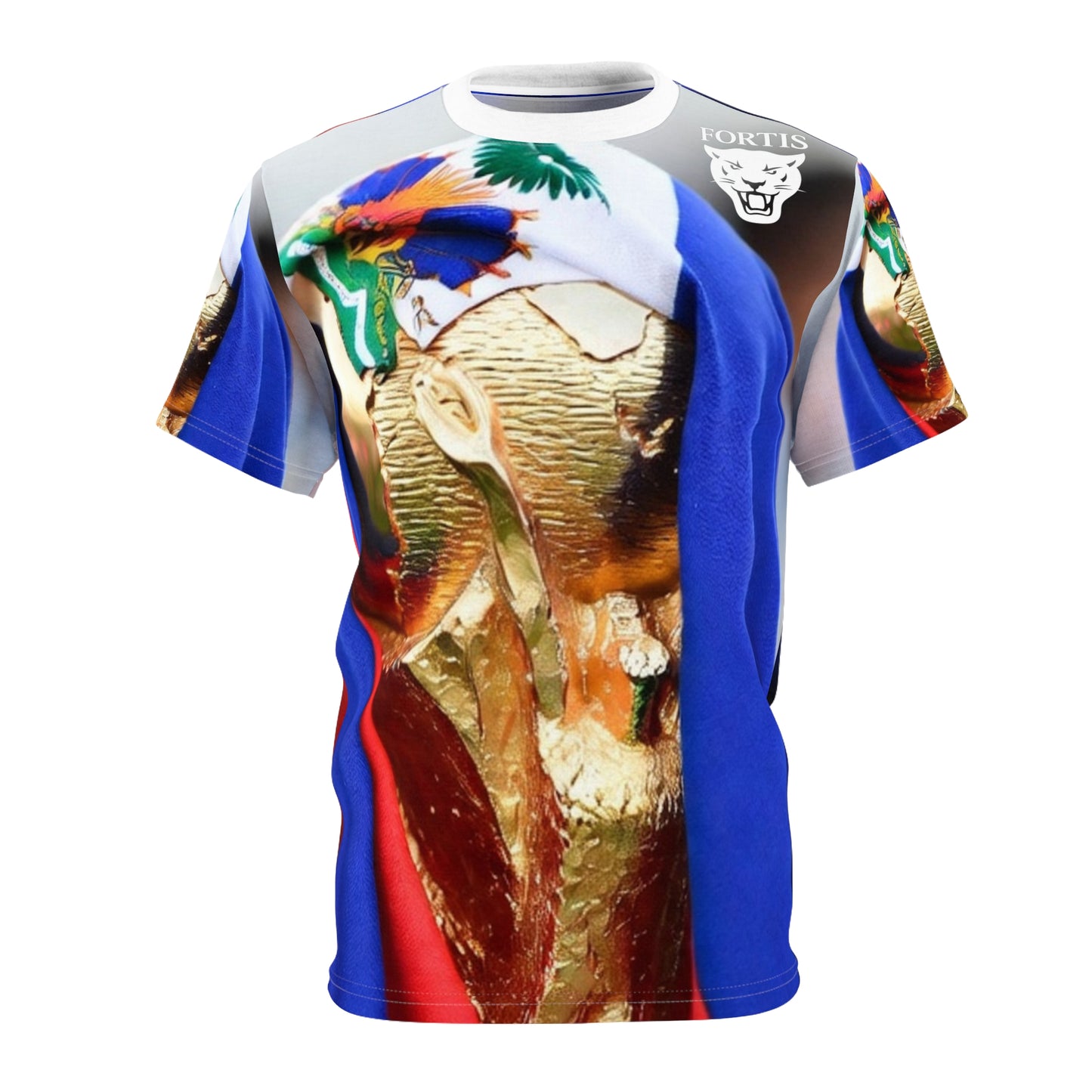 World Cup Trophy All-Over Print Tee — Soccer Champion Fan Shirt