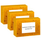 Gzwccvsn 3PCS Turmeric Soap Bar, Organic Turmeric Soap for Dark Spots & Acne, for Hyperpigmentation, Smooth Skin, All Natural Turmeric Soap Bar, Deep Cleansing Turmeric Soap