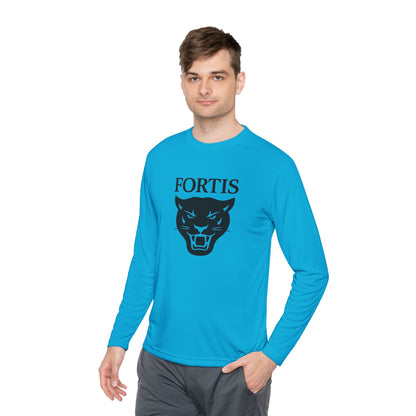 Fortis Panther Long Sleeve Tee — Athletic Mascot Graphic Shirt