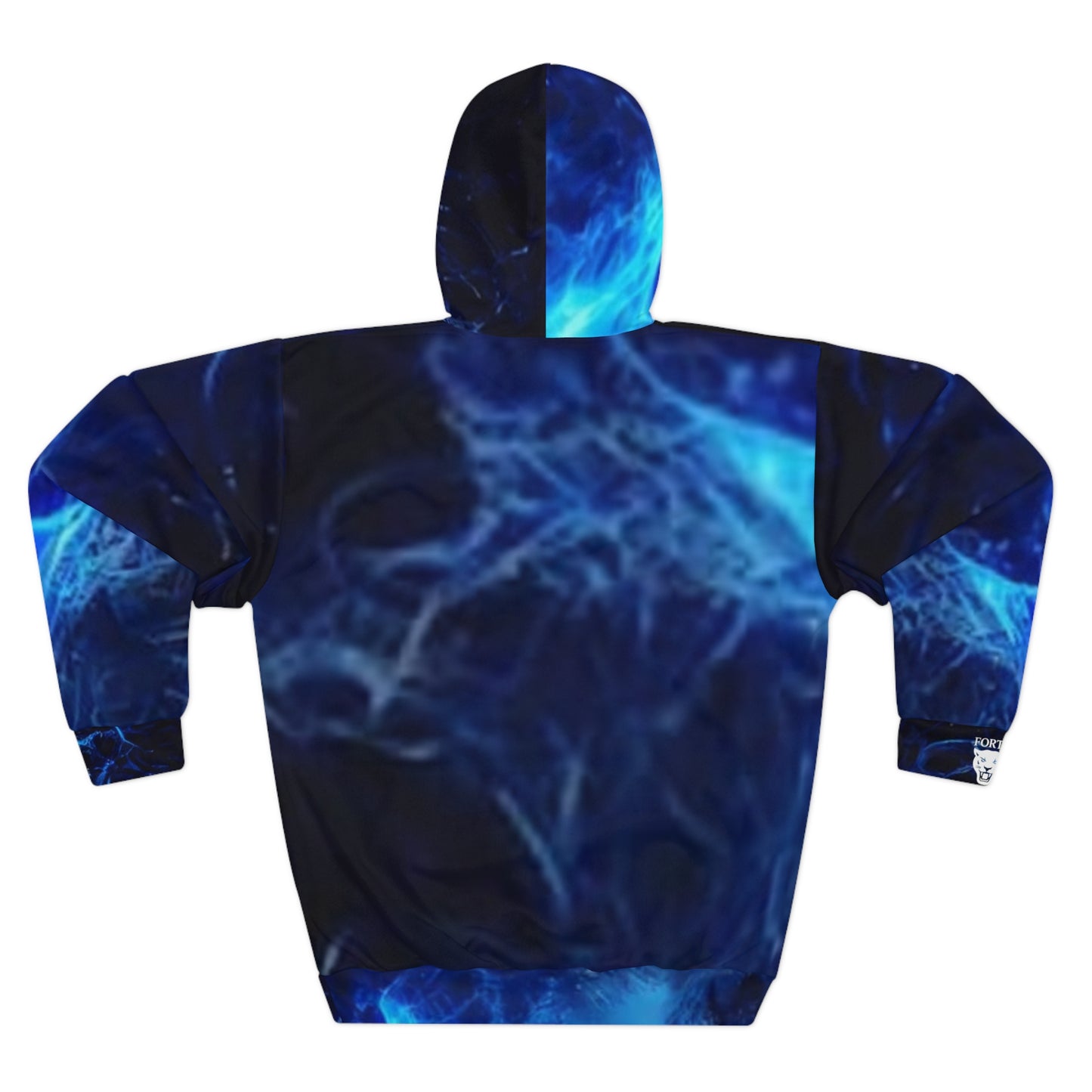 Blue Nebula Lion Hoodie - Galaxy Lion Pullover