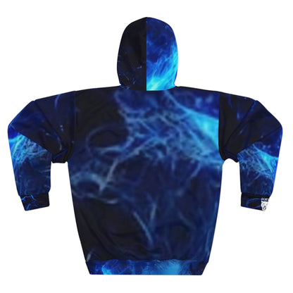 Blue Nebula Lion Hoodie - Galaxy Lion Pullover