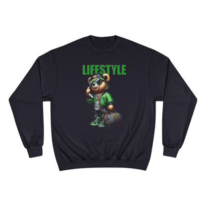 Lifestyle Bear Sweatshirt — Urban Streetwear Champion Crewneck