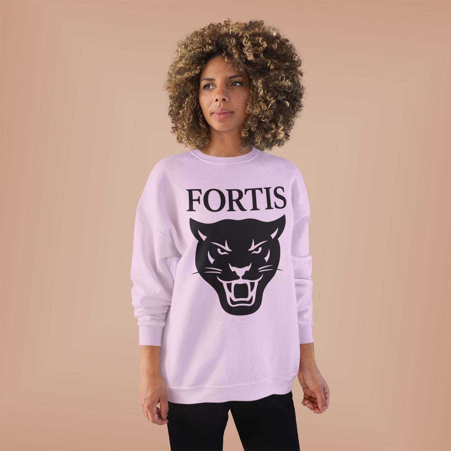 Fortis Panther Crewneck Sweatshirt — Bold Mascot Pullover