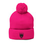 Embroidered Pom-Pom Beanie — FORTIS Panther Knit Cap