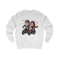 Couple Motorcycle Ride Sweatshirt - Cute Biker Couple with Hearts