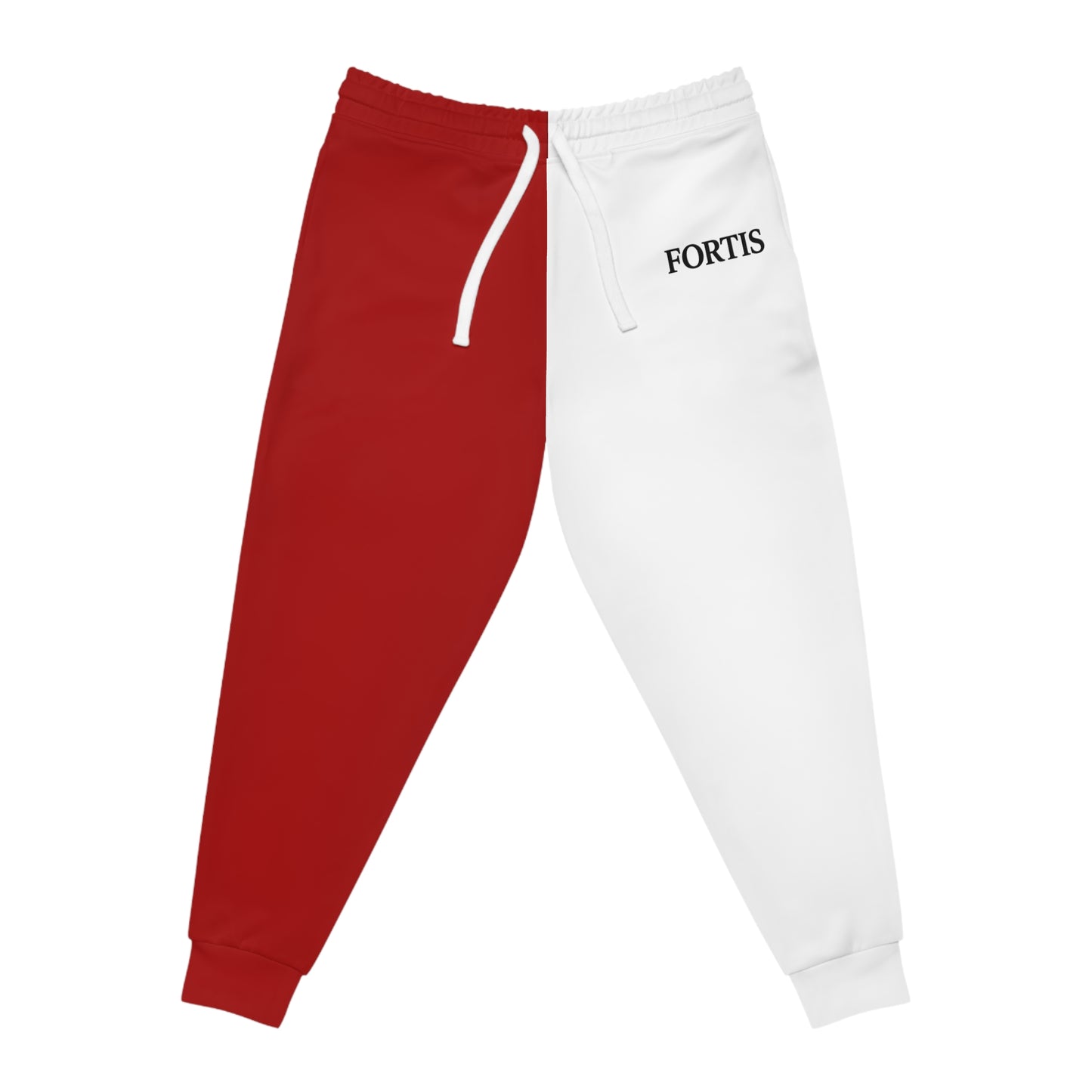 Panther Patch Athletic Joggers — Minimal Black Cat Logo Sweatpants